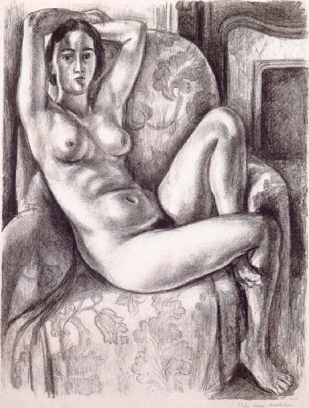Sitting in the chair of the Nude, Henri Matisse